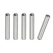 8x50mm Dowel Pins, 5pcs Round Head Flat Chamfered End Dowel Pin