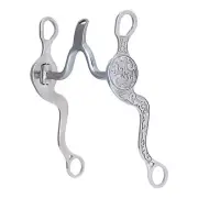 Myler Bits Myler Embossed Shank Cathedral Med Port Bit 5in