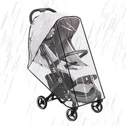 Rain Cover for Prams, Pushchair Rain Cover Universal, Rain Cover for Buggy, Rain Cover for Pushchair, Windproof, Waterproof, Good Air Circulation, Transparent