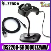 Zebra DS2208-SR00007ZZWW 1D 2D Handheld Barcode Scanner Reader USB Kit W/ Stand