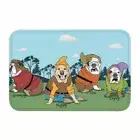 French Bulldog Pet Non-slip Doormat Dwarves Bath Bedroom Mat Carpet Home Pattern