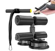 Sit Up Machine For Abs, Home Gym Exercise Equipment, Abdominal Trainer Assistant Workout Equipment, Adjustable Ab Workout Machine, Strong Suction Cup Base, Black/Gray Perfect For Home/travel/workouts