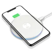 5W Qi Fast Wireless Charger For iPhone X Xs Max Xr Xiaomi MI8 S9 Plus Note 9 WHITE COLOR