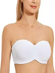 [QKAIFRYSUG] Women's Non-Padded Underwire Strapless line Bra Support Strapless Bra