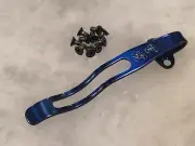 Blue Titanium Deep Pocket Clip W/StaInless Screws Set For Benchmade 940-1 Knife