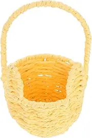 BESTOYARD Adorable Bunny Ear Basket Hand Woven Rope Storage for Decor and Easter Basket with Handle for Organizing and Displaying