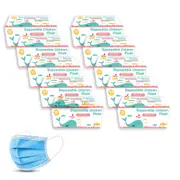 500pk Kids/Children 3-Ply Layer Non-woven Disposable Face Mask Protection 4-12y