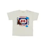 [GUCCI] GUCCI Jersey t-shirt with print Kids 18-24 18-24 White