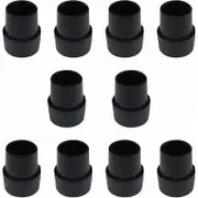 10 Pack Trampoline Leg Tips, Non-Slip Rubber Easy to Install Trampoline Accessories, Strong Latex Trampoline Accessories for 1" Round Feet, Black