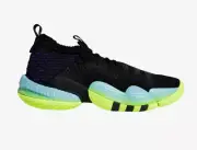 adidas Trae Young 2.0 Black Green H06473 Basketball Shoes Men's Sz 7.5-13 New