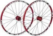 Bicycle Front Rear Wheels for 26" 27.5" Mountain Bike, MTB Bike Wheel Set 7 Bearing 24H Alloy Drum Disc Brake 8 9 10 11 Speed (Color : A, Size : 27.5inch)