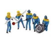 Carrera Evo/Digital 132 - Pit Mechanics 5 Piece Set - Blue