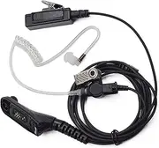 Monitoring Concealed Air Acoustic Tube with Earphones PTT Handset Walkie Talkie Microphone Headset for Motorola Wireless Walkie Talkie dp4400 dp4401 dp4600 dp4800 dp4801