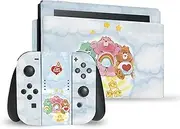 Official Care Bears Group Classic Vinyl Sticker Gaming Skin Decal Cover Compatible with Nintendo Switch Console & Dock & Joy-Con Controller Bundle