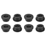 8Pcs Rubber Grommets 7/8" Drill Hole 1/2" ID Top Hat Hole Plug Grommet