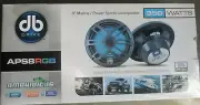 New APS8RGB 8" RGB Speakers Marine Boat UTV Color Change Very Loud Black 350watt
