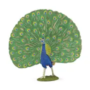 Papo France Peacock Animal Figure Kids/Children Collectible Figurine Fun Toy