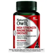 Nature's Own High Strength Magnesium Orotate 60 Capsules