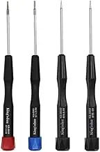 Pentalobe Screwdriver Set, 5 Point 5 Star 0.8 mm, 1.2 mm and 1.5 mm Pentalobe Screwdriver or P2 P5 P6 or Ts1 Ts4 Ts5 and T5 Torx for iPhone Macbook Pro Air Repair Tool Set