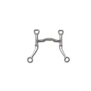 Myler Bits Myler 7 Flat Shank Low Port Comfort Snaffle