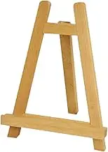 Mini Wood Easel Stand Portable Tripod Display Holder for Paintings Photos Artworks Durable Design for Artists Students and Spaces
