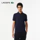 【LACOSTE】男裝-經典巴黎商務短袖Polo衫(海軍藍)