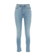 RE/DONE 90s Logo Patch Skinny Jeans 25,27 Blue