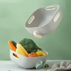 Sealed Rice Fruit Sieve Colander Plastic Drain Basket Household