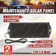 Projecta Amorphous 12 Volt 1.5W Maintenance Solar Panel Premium Quality