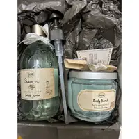 在飛比找蝦皮購物優惠-Sabon 茉莉花語磨砂膏600g+沐浴油500ml 禮盒組