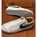 NIKE BLAZER LOW 77 "JUST DOIT" 塗鴉 白黑橘 DJ4279-101 慢跑鞋