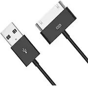 30-Pin USB Charger Cable for iPhone 4/4s, iPhone 3G/3GS, iPad 1/2/3, iPod Classic/Nano/Touch - Fast Charging & Data Sync Cord(3.3ft/1m)