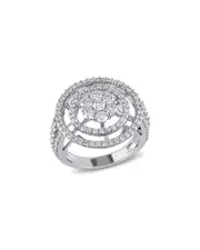 Rina Limor 14K 1.98 ct. tw. Diamond Floral Split Shank Ring
