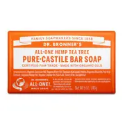 Dr Bronner's Pure-Castile Bar Soap - Tea Tree