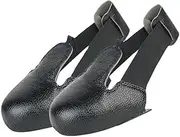 TENOL Leather Overshoes Cover, Toe Cap Safety Shoe Covers, Non Slip Anti Kick Shoe Covers Anti Smashing Leather Shoes Covers