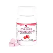Forever Absorbent-D prickly pear-flavored chewable tabs HALAL, KOSHER