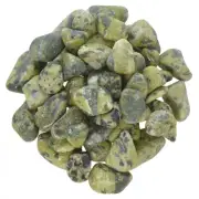 1/2 lb Nephrite Jade Tumbled Stones - Grade 1 - Small - 0.75" to 1.25" Avg.