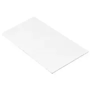 PMMA Acrylic Sheets Colored Non Transparent 12 x 6 Inch White for Crafts