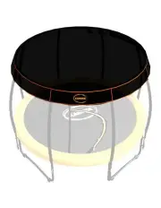 [Kahuna] Safety Round Outdoor Removable Trampoline Roof Uv Protection 16ft