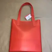 Hunter 4 Target Large Red Waterproof Rubber Sling Shoulder Bag Tote With Tags F4