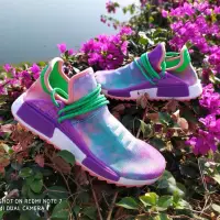 在飛比找蝦皮購物優惠-Adidas NMD 菲董 Holi 綠紫 梵文水彩粉紫 黑