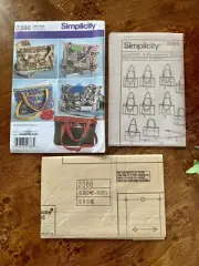 Simplicity Pattern 2386 Laptop Tote in 2 Sizes - Uncut