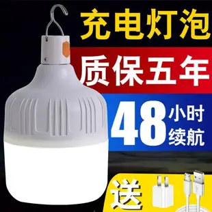 led戶外照明燈超亮強光防水停電應急移動便攜野外露營充電投光燈