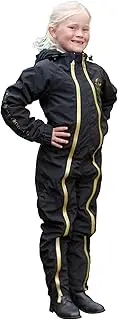 [Supreme Products] Childrens/Kids Show Rider Waterproof Suede Trim Active Snowsuit (UK Size: M) (Black/Gold)