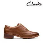 【CLARKS】女鞋 HAVISHAM OAK 絕對經典布洛克雕花牛津鞋(CLF78714C)