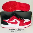 Nike Air Jordan 1 Low Flyease Zip Closure Gym Red Black White Mens 12 DM1206-163