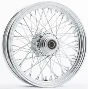 Chrome Single Disc 60 Spoke Front Wheel 16X3.5 HD Softail Springer Classic 05-06