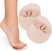 BBTO 2 Pieces Toe Splint Hammer Toe Straightener Hammer Toe Corrector with 3 Holes Toe Hammer Toe Support for Women Men Toes Claw Toes Metatarsal Support Corrector Wrap