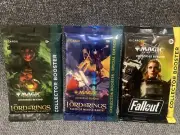 MTG Universes Beyond Collector Boosters - 1x LOTR, 1x LOTR Special, 1x Fallout