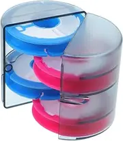 MUELODSIC 1Box Fishing Line Bobbins Storage Box Winding Tool with Spools for Fishing Accessories Durable and Lightweight Design